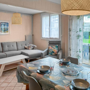Maison familiale à 500m des plages avec jardin